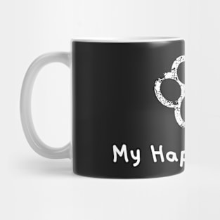 My Happy Place - Paw Print Mug